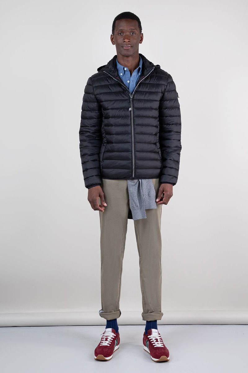  Chaqueta Acolchada Básica Negro 