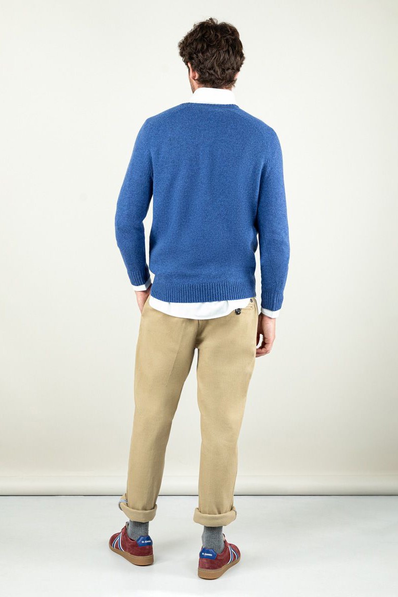 JERSEY PUNTO EL GANSO M26  Jersey Merino Azul El Ganso