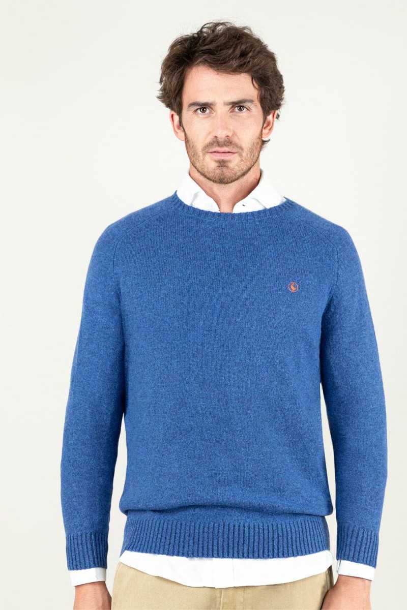 Jersey Merino Azul El Ganso