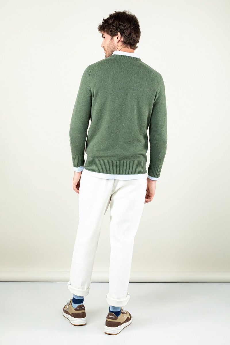 Jersey Merino Verde El Ganso  2