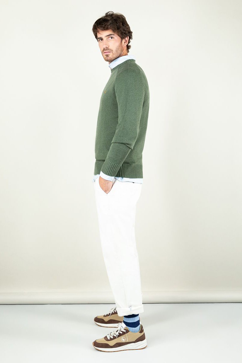  Jersey Merino Verde El Ganso 