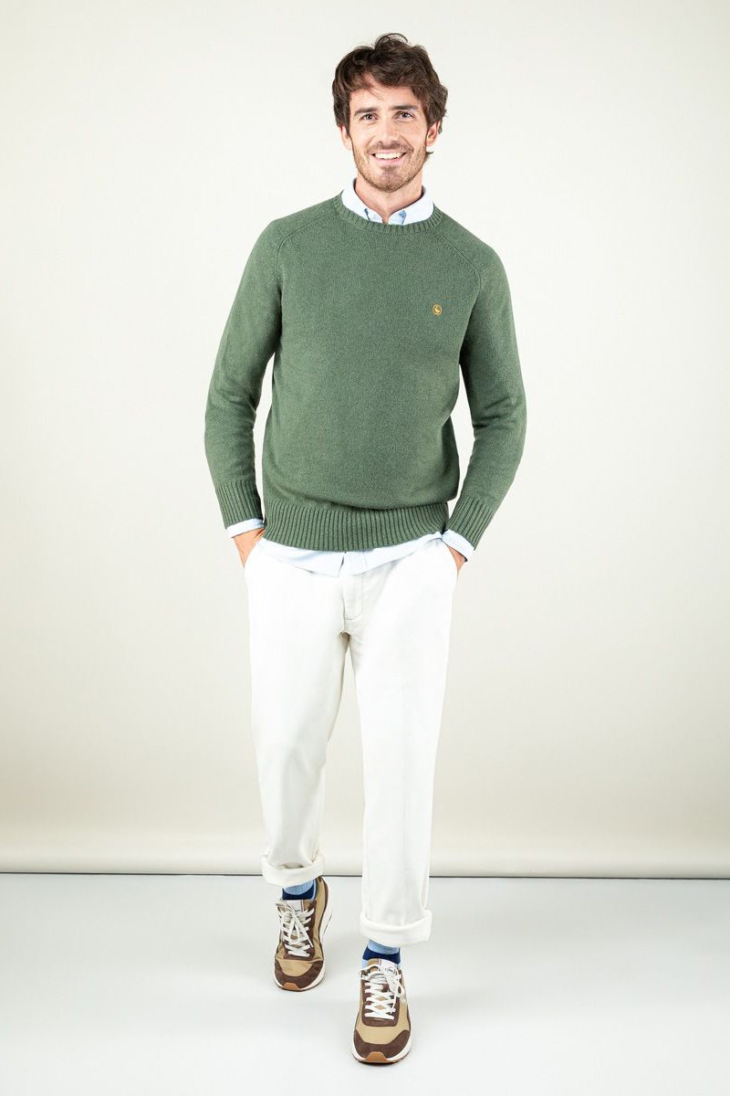  Jersey Merino Verde El Ganso 