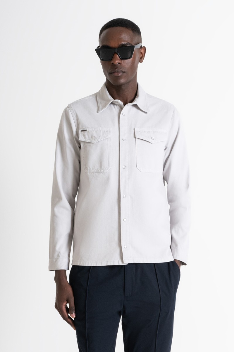  CAMISA REGULAR FIT DE DENIM CON BOLSILLOS ANTONY MORATO 