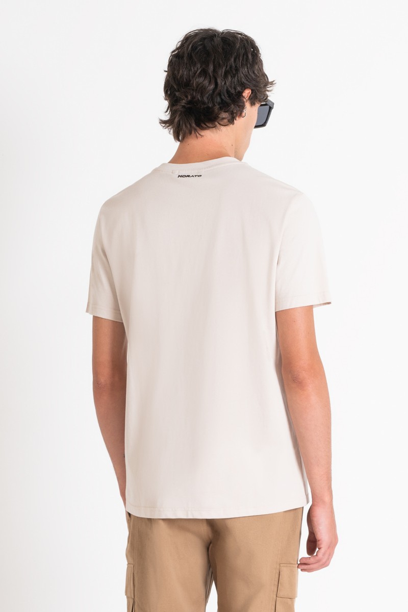  CAMISETA REGULAR FIT DE TEJIDO DE JERSEY DE ALGODÓN CON ESTAMPADO DE TIGRE DE GOMA ANTONY MORATO 