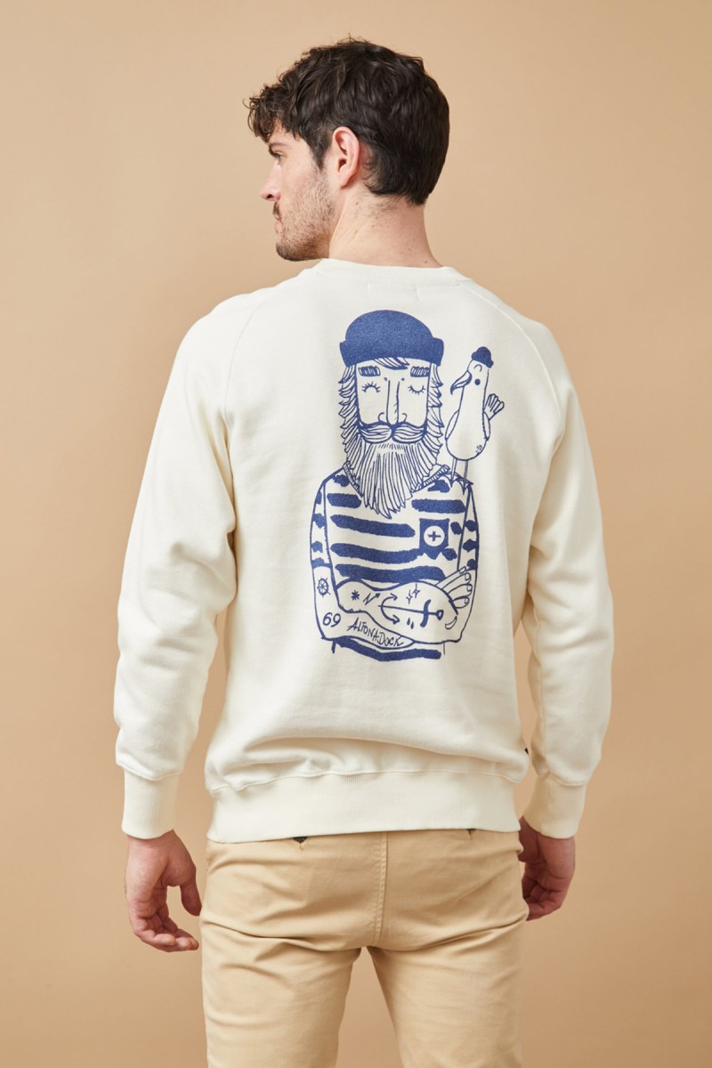 Sudadera Vainilla Marinero - Altonadock  2