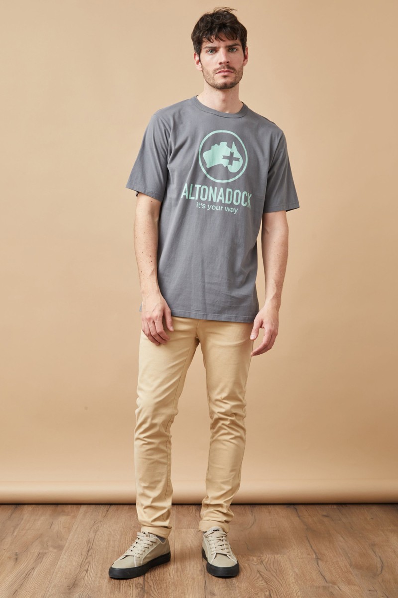  CAMISETA LOGO ALTONADOCK GRIS 