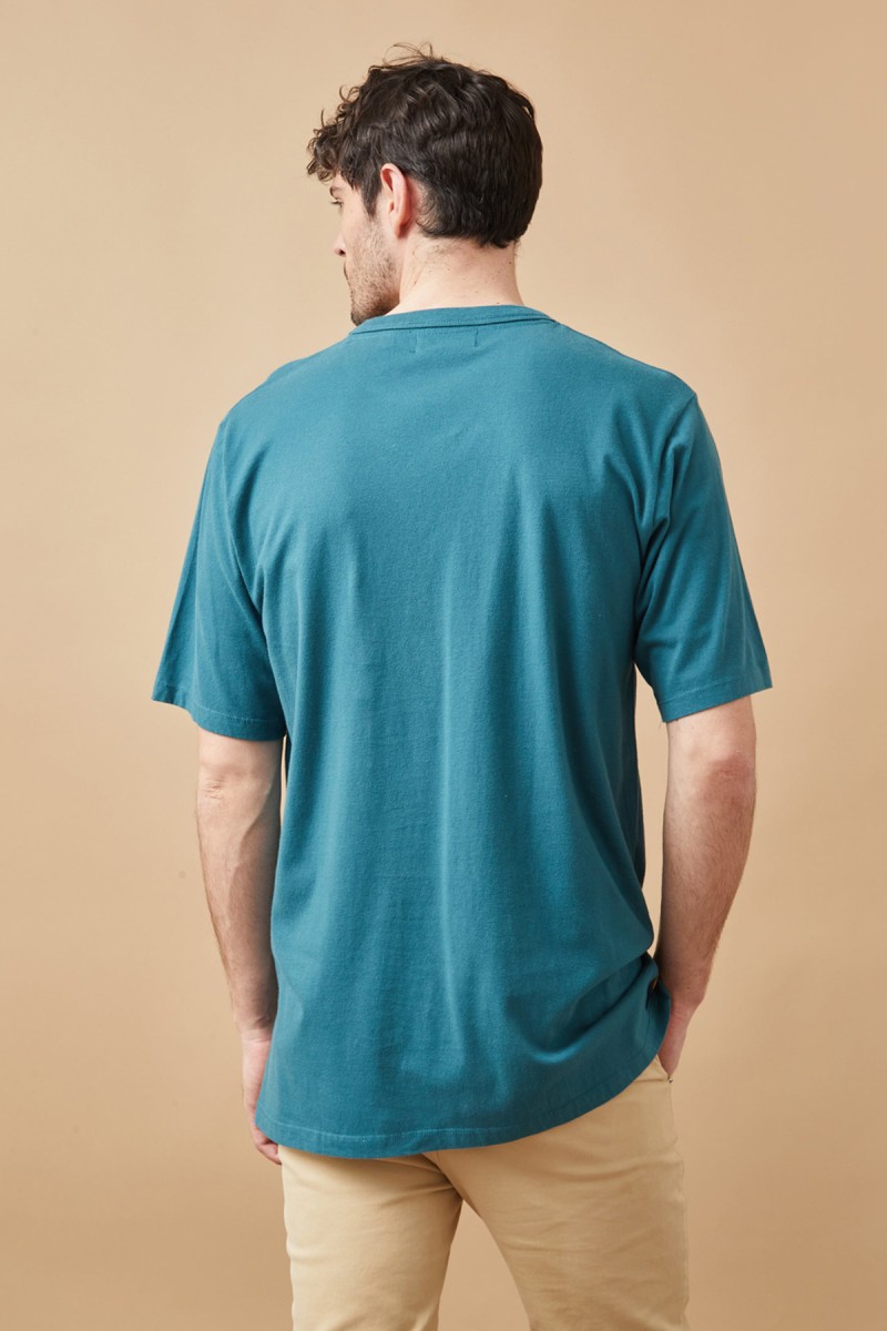 CAMISETA AZUL LOGO ALTONADOCK  2