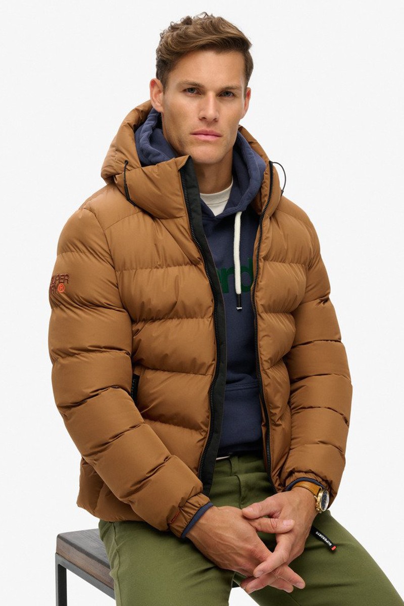  Chaqueta acolchada con capucha Sports 