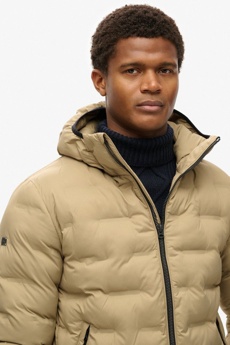  Abrigo Superdry acolchado con capucha 