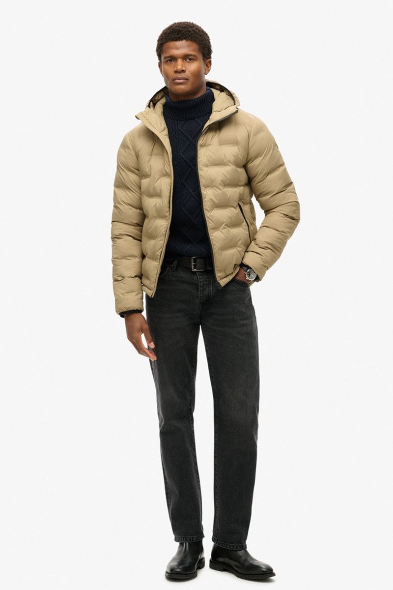  Abrigo Superdry acolchado con capucha 