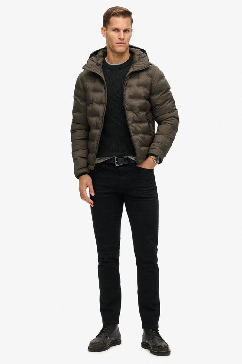  Abrigo Acolchado con Capucha  2