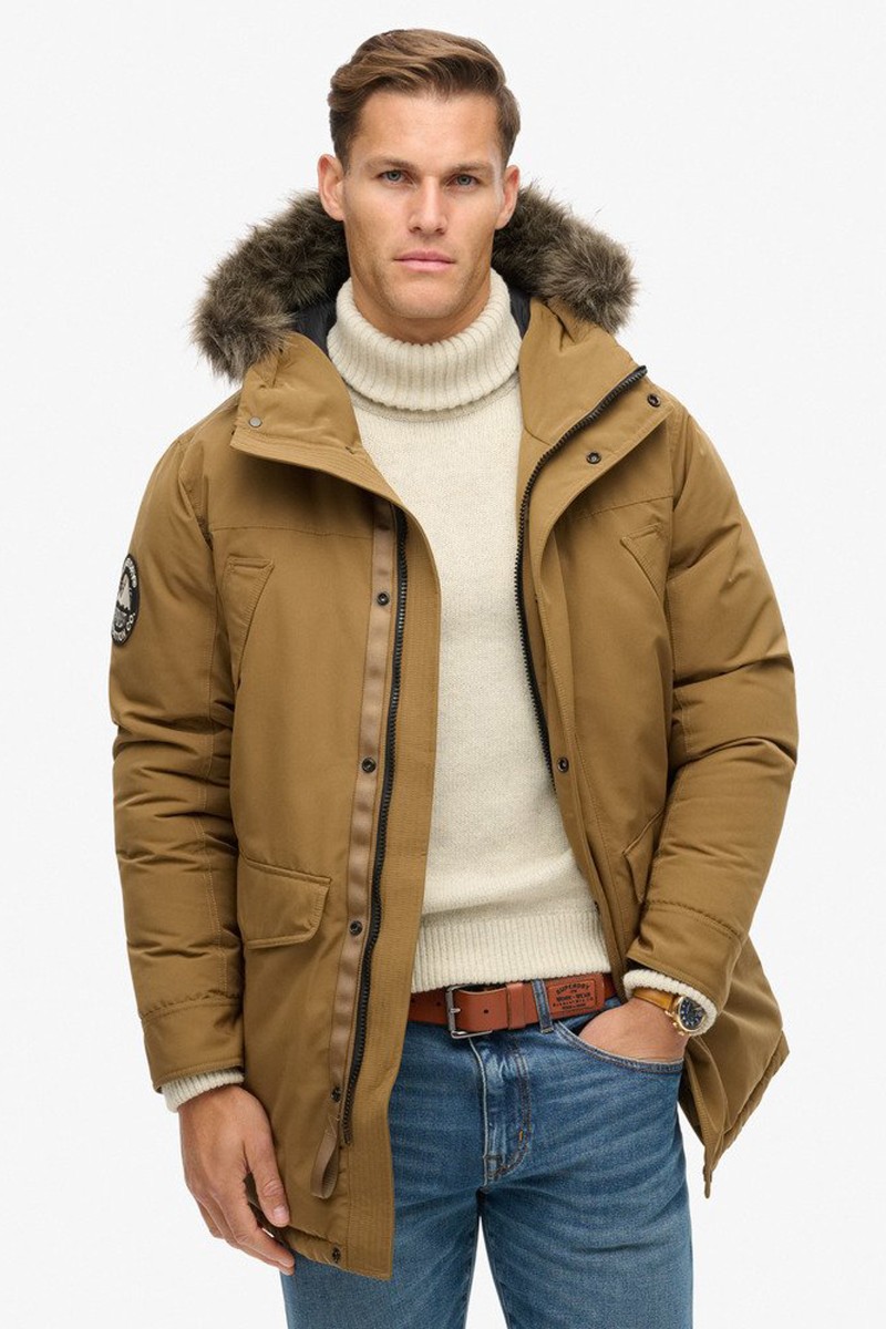  Parka Superdry de pelo sintético Everest 