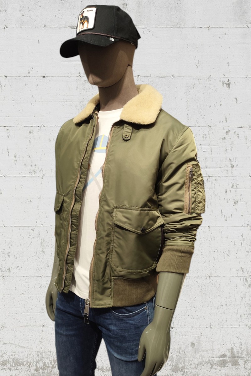  Cazadora acolchada Schott para hombre 