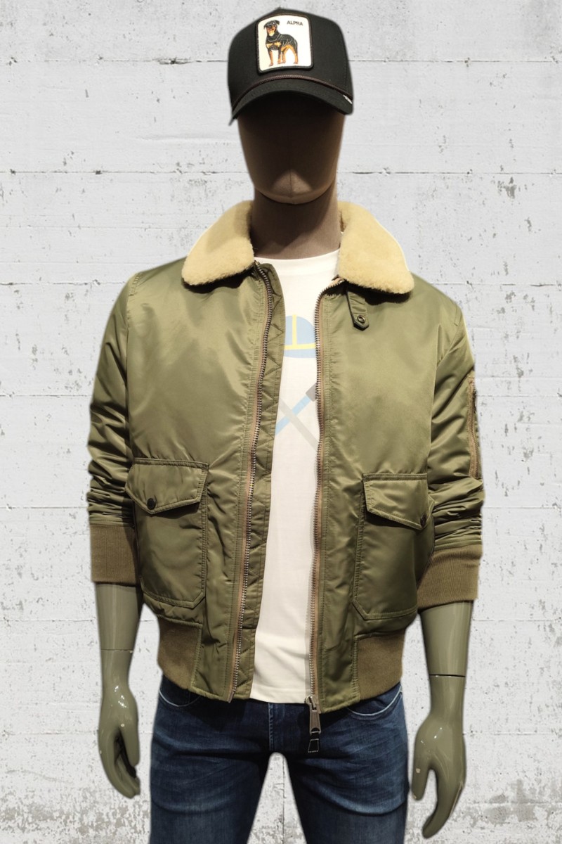 Cazadora acolchada Schott para hombre