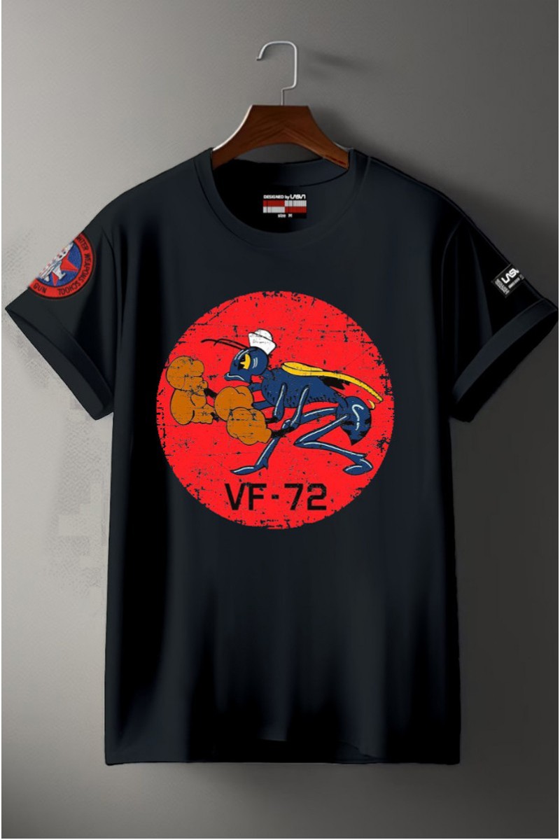Camiseta de hombre Lasal 72 negro  2