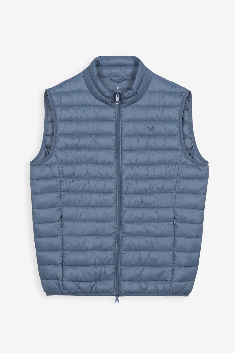 CHA HARPER M21   Chaleco Harper and Neyer Icon 11 : prenda acolchada de tejido técnico ligero con cuello subido y bolsillos con cremallera, perfecta para el entretiempo.