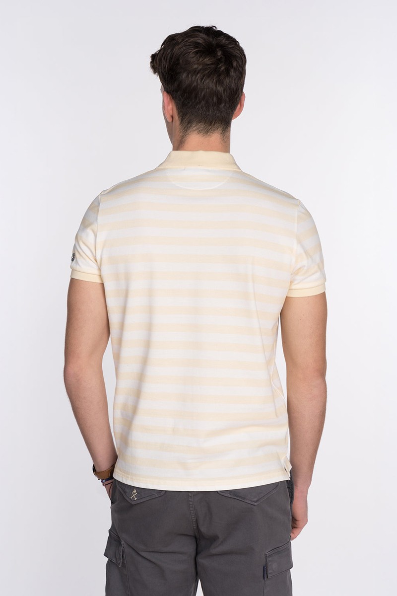 POLO HARPER M26   Polo Harper and Neyer Groovy Thread Light Yellow : polo a rayas con estilo juvenil. Comodidad, frescura y diseño actual para destacar esta temporada.