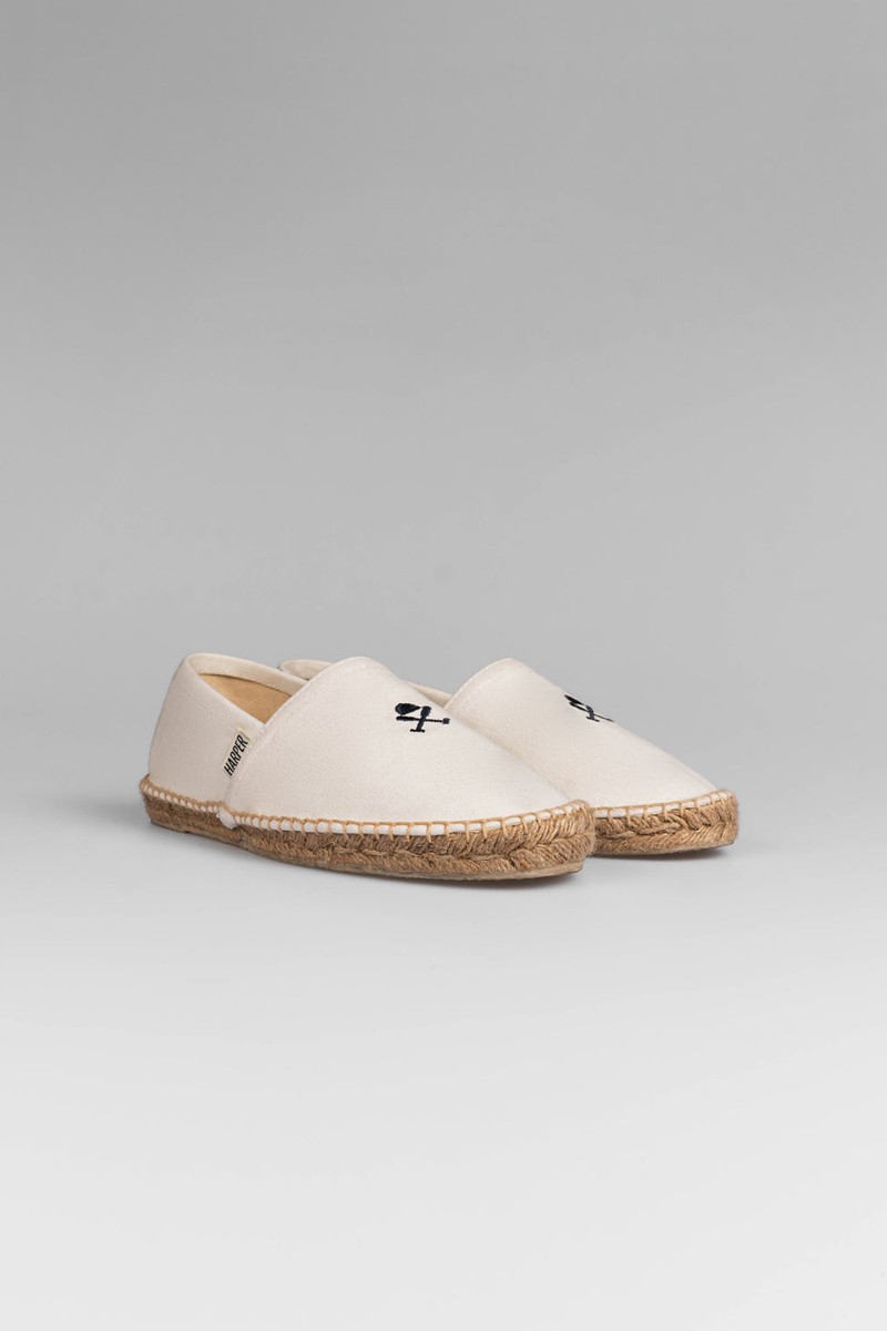 Espadrille Harper and Neyer Icon Raw : diseño clásico en lona ligera con suela de yute. Comodidad y estilo veraniego con esencia mediterránea.  2