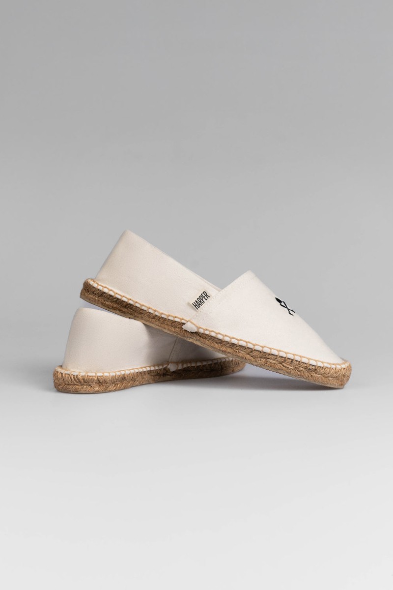 ZAPATILLAS HARPER M45   Espadrille Harper and Neyer Icon Raw : diseño clásico en lona ligera con suela de yute. Comodidad y estilo veraniego con esencia mediterránea.