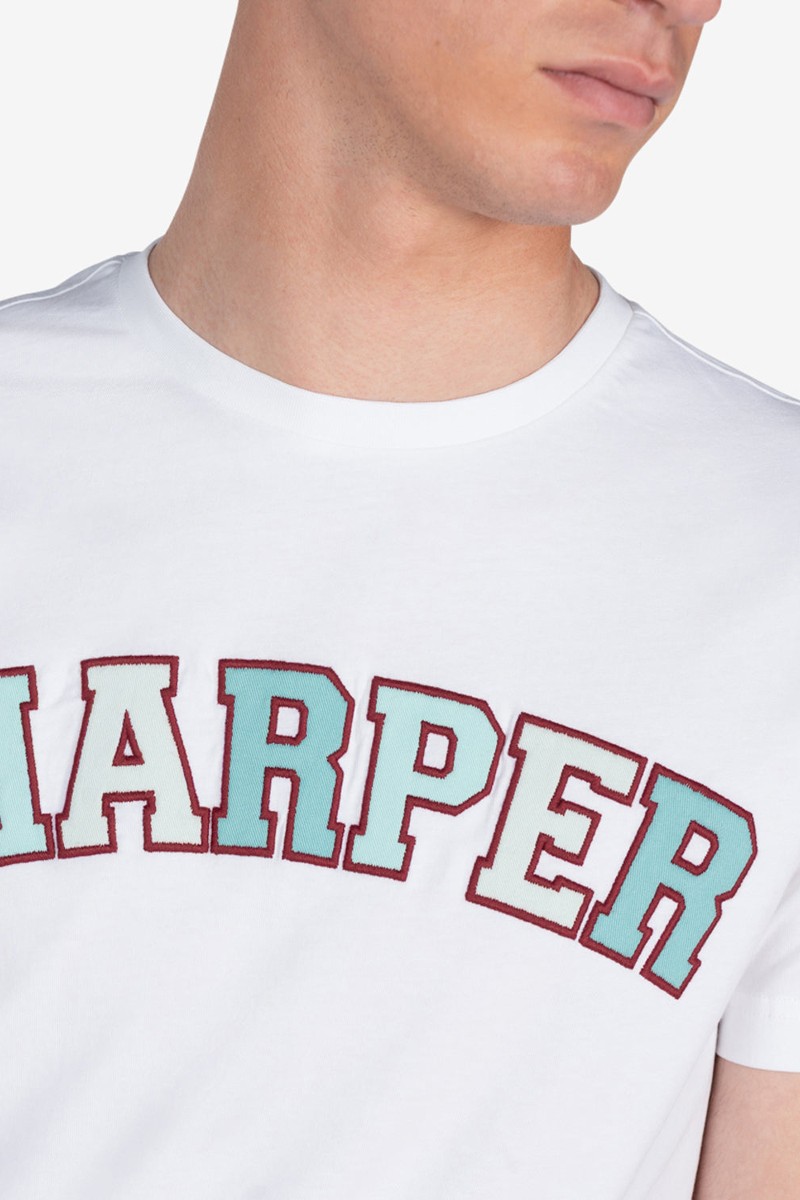   Camiseta Harper and Neyer Los Angeles White : logo multicolor, corte cómodo y un diseño veraniego con actitud fresca y urbana. 
