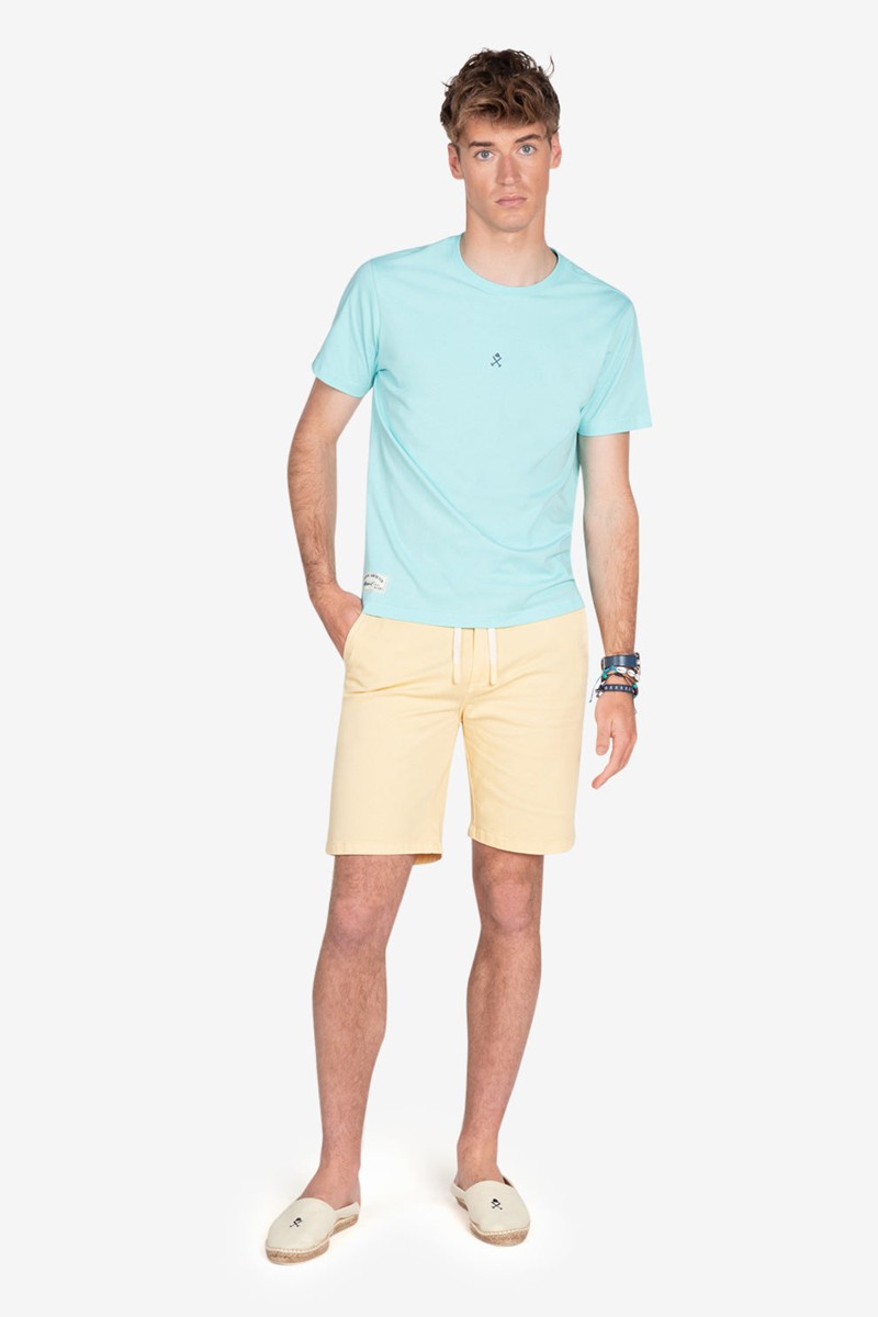 CAMISETA HARPER M57   Camiseta Harper and Neyer Summer Turquoise : gráfico en la espalda y color vibrante. Un básico con actitud para los días de sol.