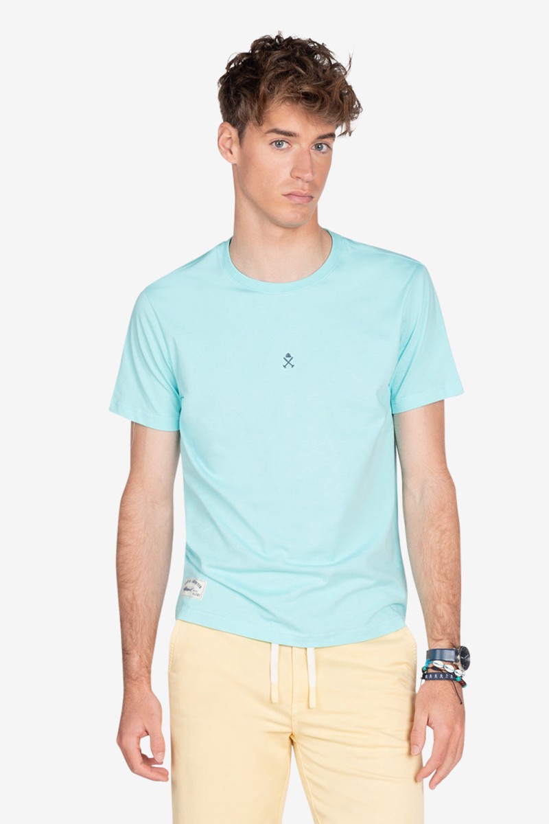 CAMISETA HARPER M57   Camiseta Harper and Neyer Summer Turquoise : gráfico en la espalda y color vibrante. Un básico con actitud para los días de sol.