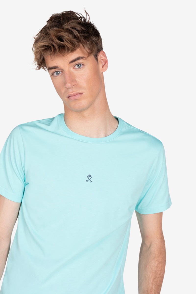 CAMISETA HARPER M57   Camiseta Harper and Neyer Summer Turquoise : gráfico en la espalda y color vibrante. Un básico con actitud para los días de sol.