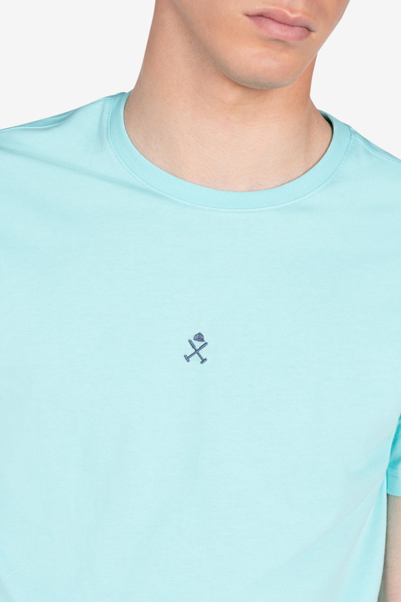 CAMISETA HARPER M57   Camiseta Harper and Neyer Summer Turquoise : gráfico en la espalda y color vibrante. Un básico con actitud para los días de sol.