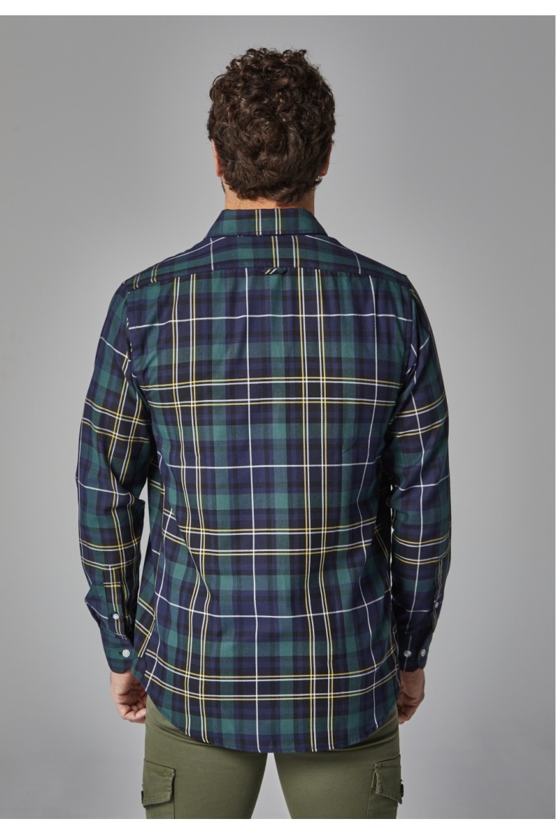 CAMISA CUADROS AZUL Y VERDE ALTONADOCK  2