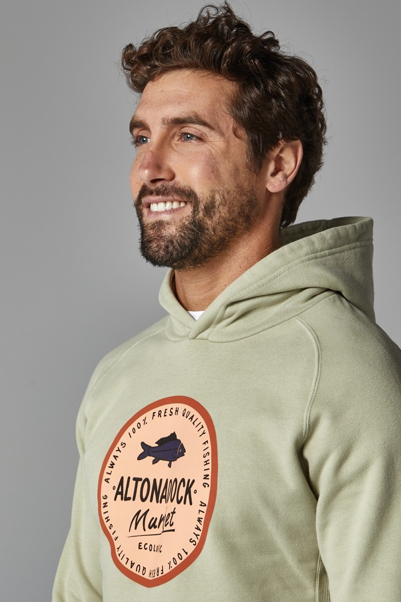SUDADERA CAPUCHA VERDE CÍRCULO ALTONADOCK  2