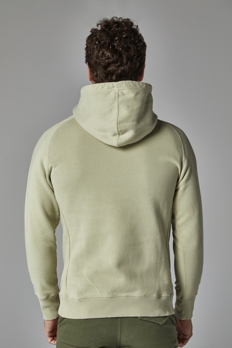 SUDADERA ALTONA M34  SUDADERA CAPUCHA VERDE CÍRCULO ALTONADOCK