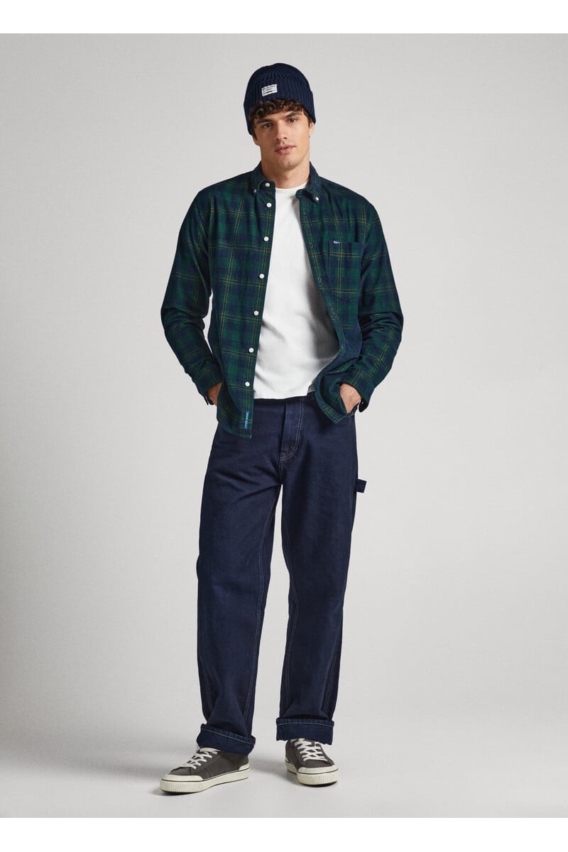 CAMISA PEPE M5  CAMISA PANA CUADROS PEPE JEANS