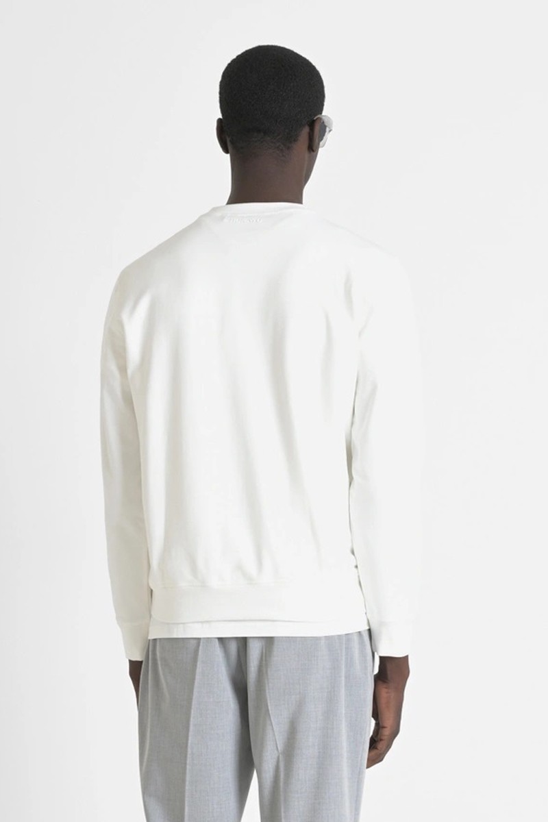  Sudadera Antony Morato Regular Fit de algodón con logotipo. Estilo urbano y confort para tu día a día. 