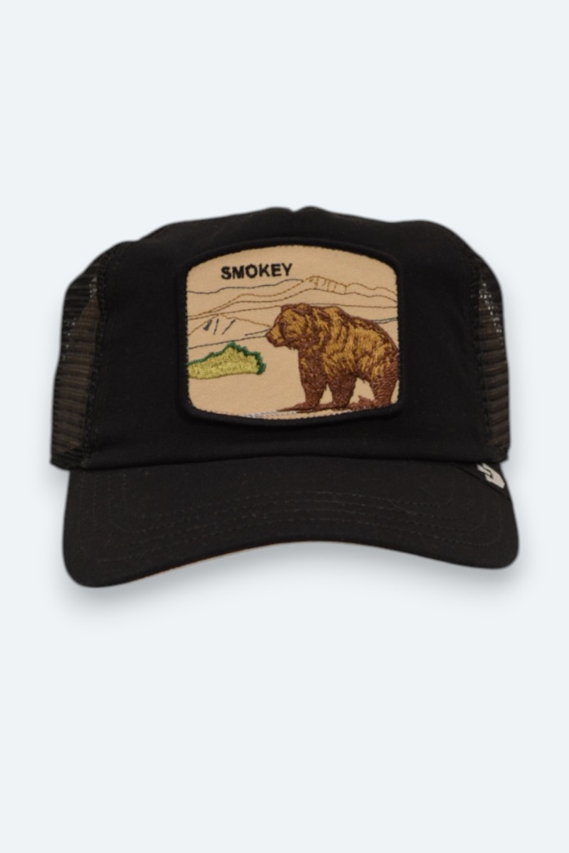   Gorra Goorin Bros. original  con diseño  animal patch . Modelos icónicos como el gallo, lobo o león, con visera curva y cierre ajustable. 