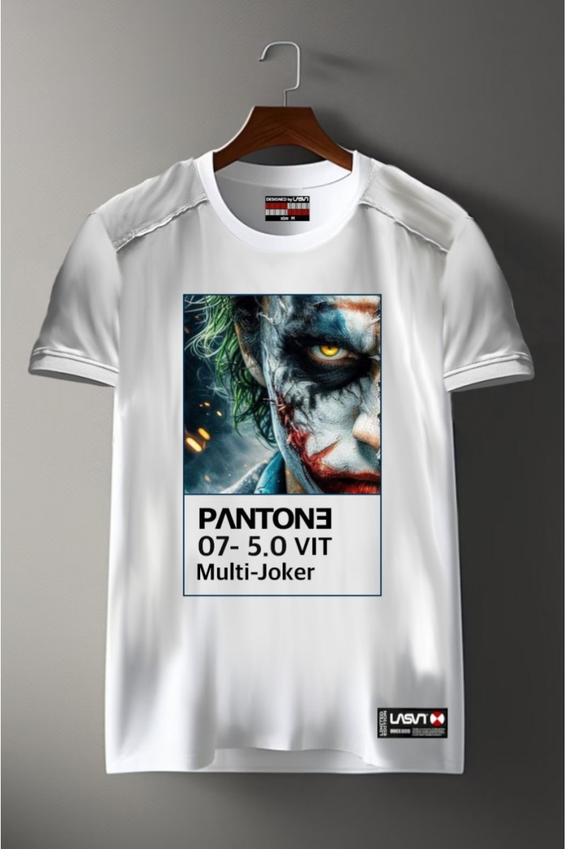 Camiseta blanca con corte regular y espalda más larga (“long back”), algodón de 180 g y edición limitada numerada de 100 unidades.  2