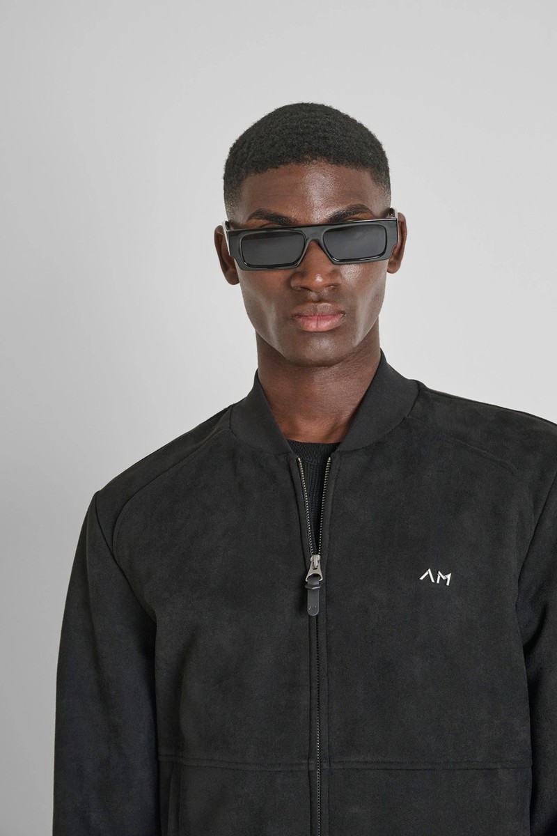  Sudadera Antony Morato Regular Fit con cremallera y acabado efecto ante, ideal para un look sofisticado con toque urbano. 