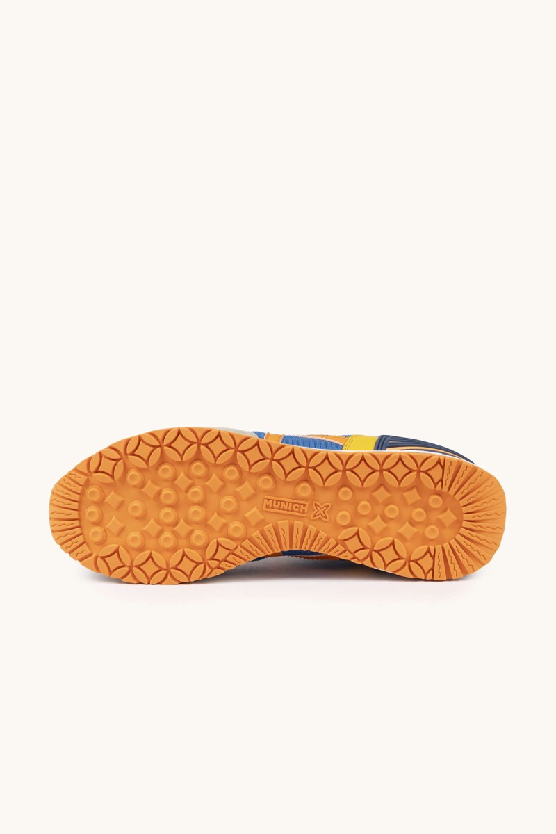  MUNICH MASSANA CLUB 605 Zapatillas Retro Running con Paneles Contrastados 