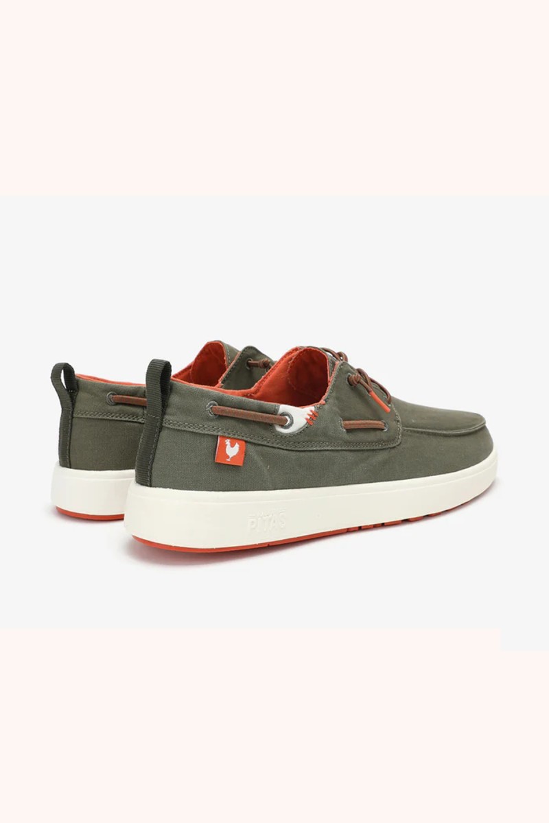  Náutico Walk in Pitas en kaki, ligero y cómodo, ideal para looks casuales de verano con estilo natural. 
