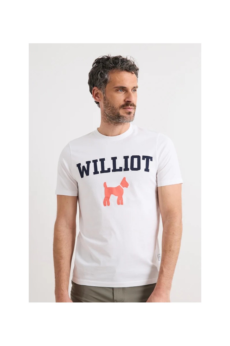  Camiseta Williot cómoda y versátil, perfecta para looks urbanos con estilo relajado. 
