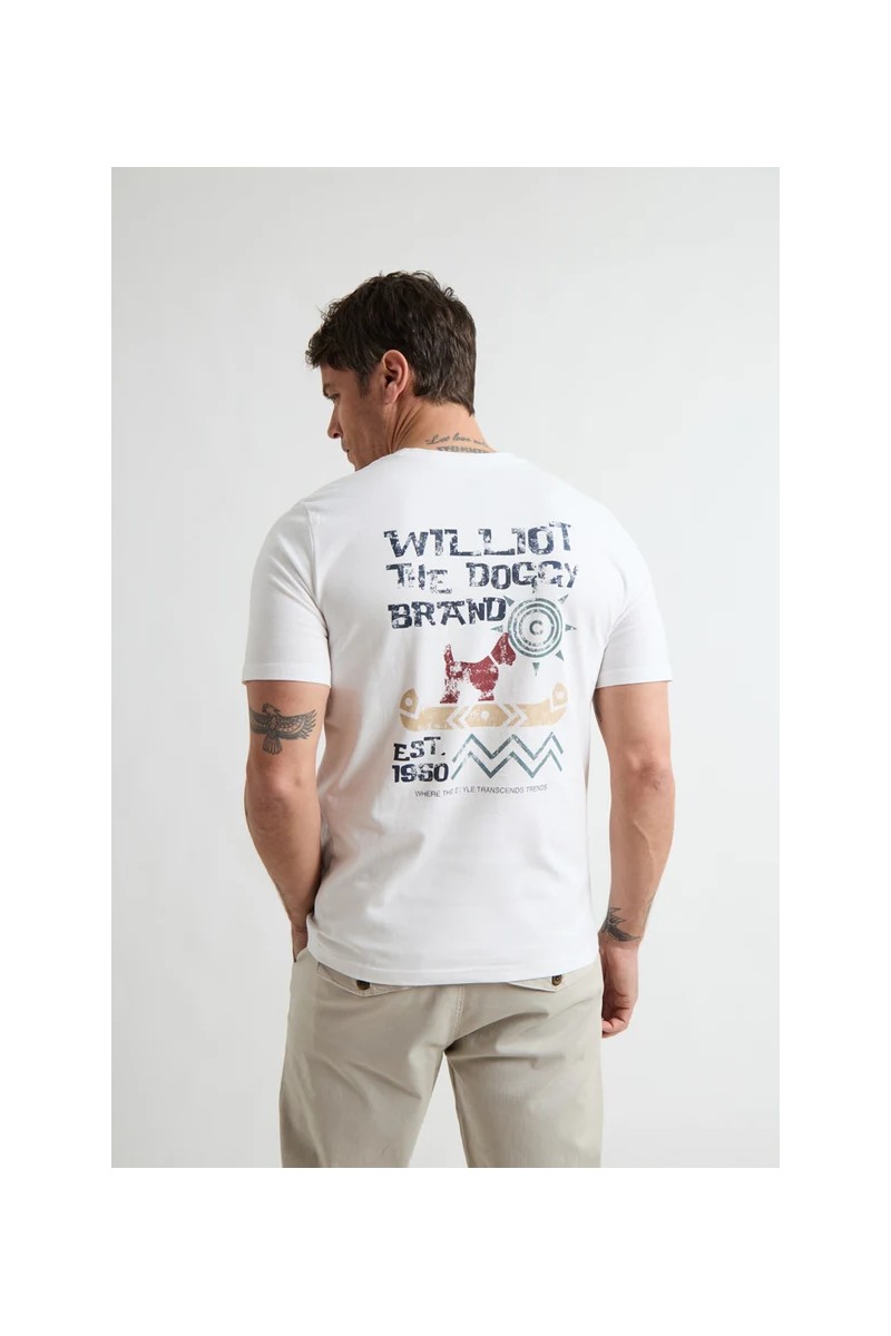  Camiseta Williot cómoda y versátil, perfecta para looks urbanos con estilo relajado. 