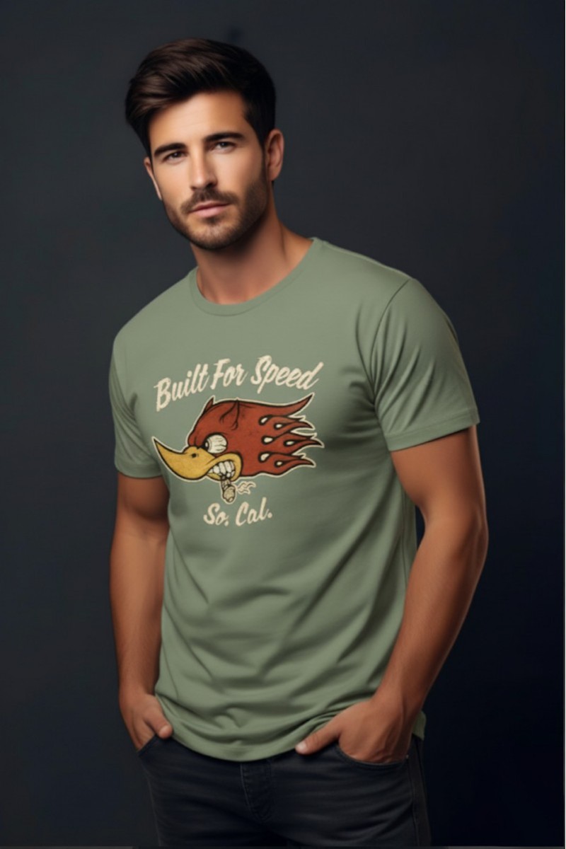  Camiseta La Sal en kaki edición limitada, con diseño gráfico y estilo urbano para looks con carácter. 