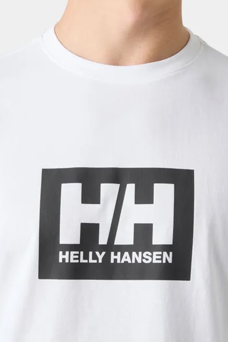  Camiseta Helly Hansen con logo, cómoda y versátil, perfecta para looks casuales en el día a día. 