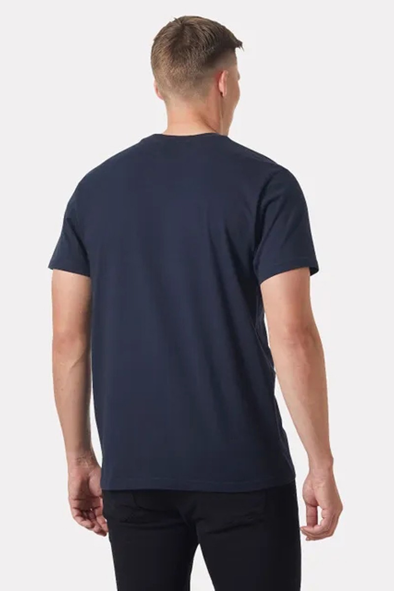  Camiseta Helly Hansen con logo box, cómoda y versátil, perfecta para looks casuales del día a día. 