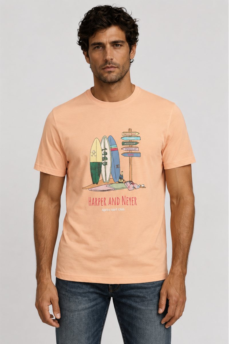  Camiseta Harper and Neyer cómoda y versátil, perfecta para looks urbanos con estilo actual. 