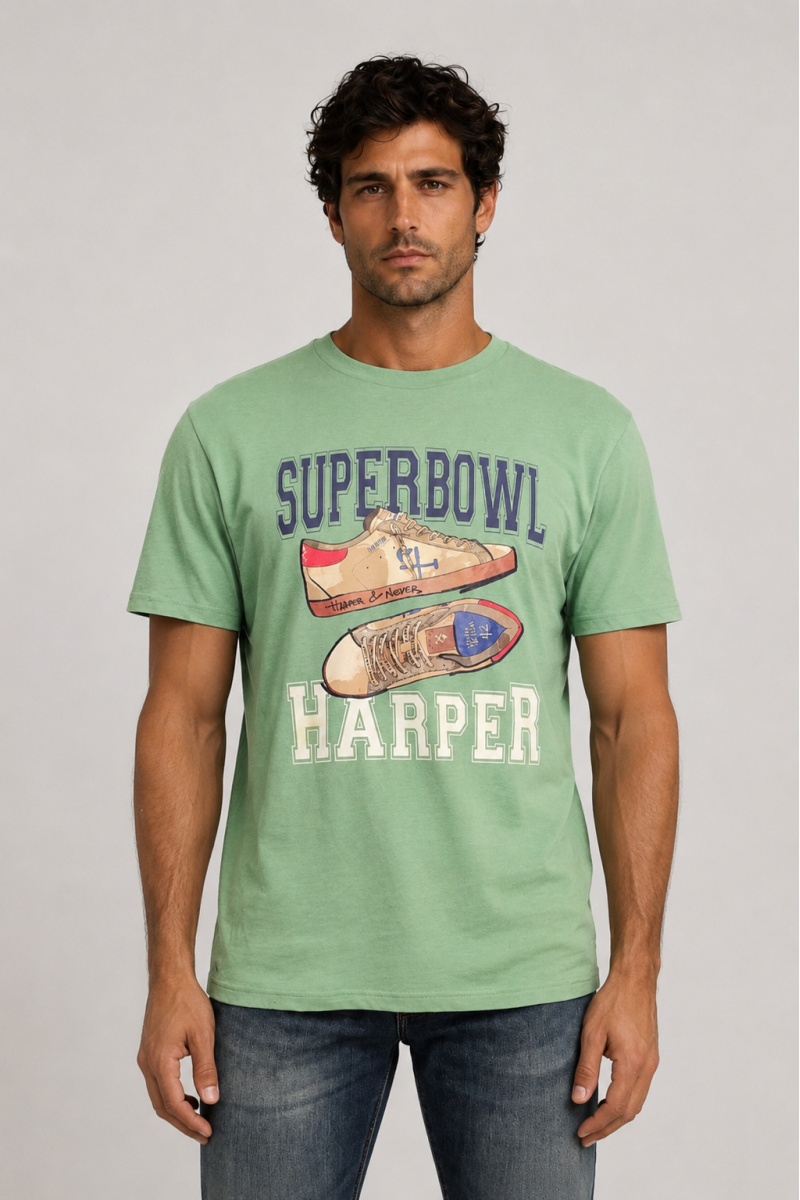  Camiseta Harper and Neyer cómoda y versátil, perfecta para looks urbanos con estilo actual. 