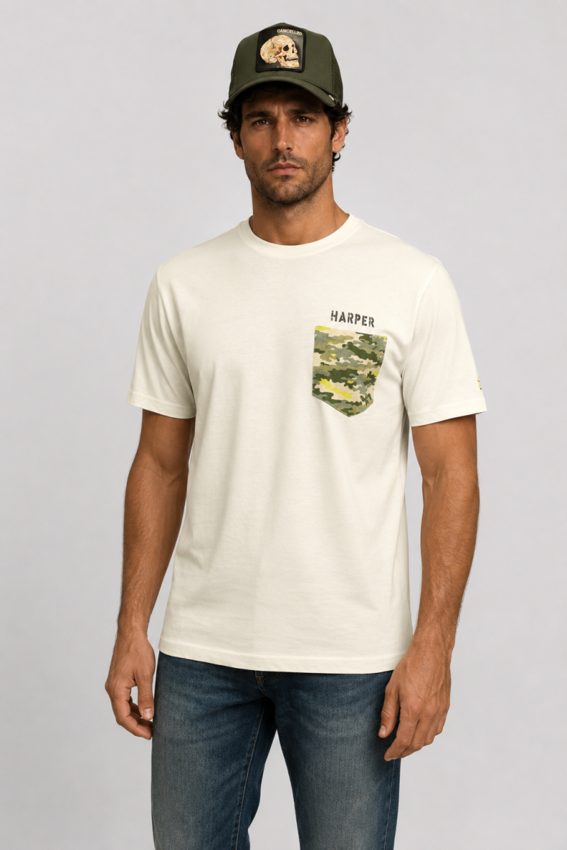  Camiseta Harper and Neyer cómoda y versátil, perfecta para looks urbanos con estilo actual. 