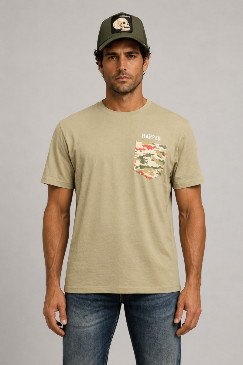  Camiseta Harper and Neyer cómoda y versátil, perfecta para looks urbanos con estilo actual. 