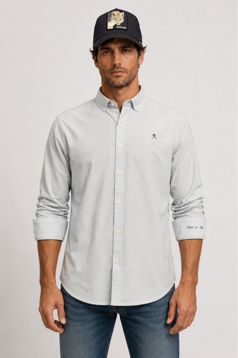  Camisa Harper and Neyer versátil y cómoda, perfecta para looks urbanos con estilo elegante y actual. 