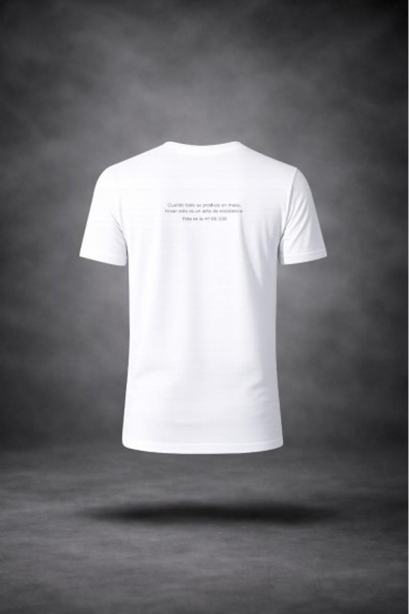  Camiseta La Sal Regular Fit en algodón 100% de 180gr, diseñada en España y fabricada en la Península. Edición limitada numerada de solo 100 unidades. 