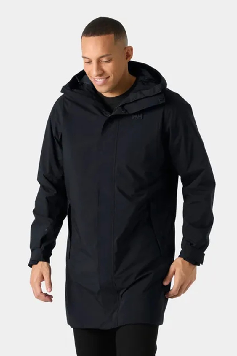  Abrigo impermeable Helly Hansen para hombre diseñado para los días fríos y lluviosos en la ciudad. Combina HELLY TECH® Protection con aislamiento ligero de 60 g para ofrecer protección, calidez y comodidad con un estilo urbano versátil. 